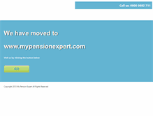 Tablet Screenshot of mypensionexpert.co.uk