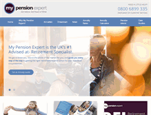 Tablet Screenshot of mypensionexpert.com